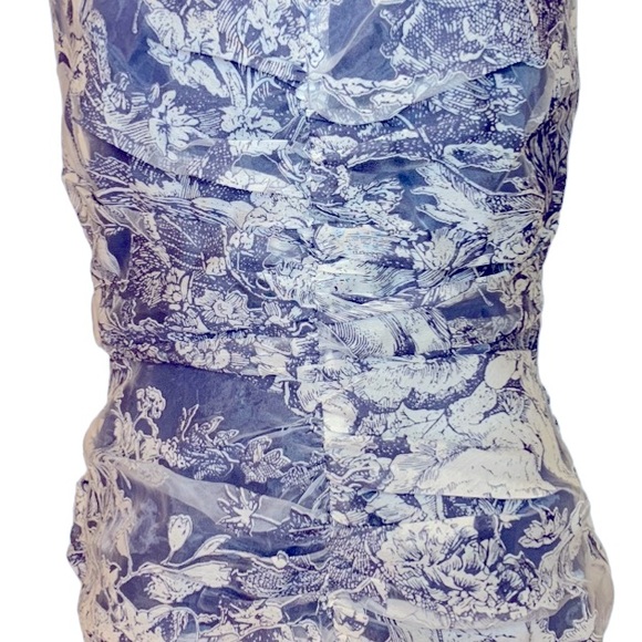 J S COLLECTIONS MADISON V NECK COLUMN FORMAL GOWN - Picture 9 of 15